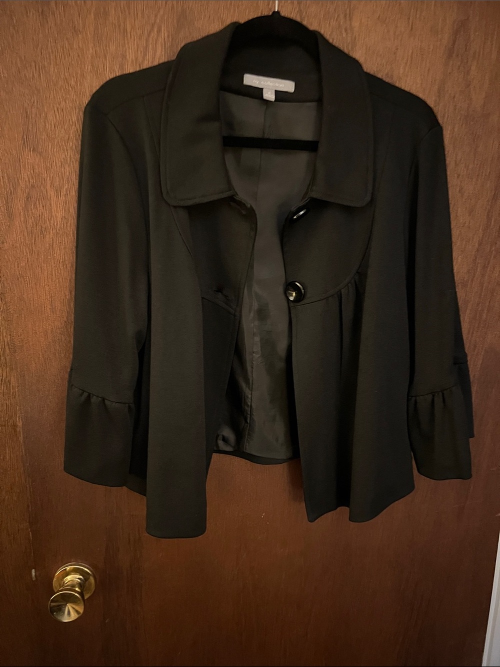 My collection Black Peplum-Style Blazer Extra large
